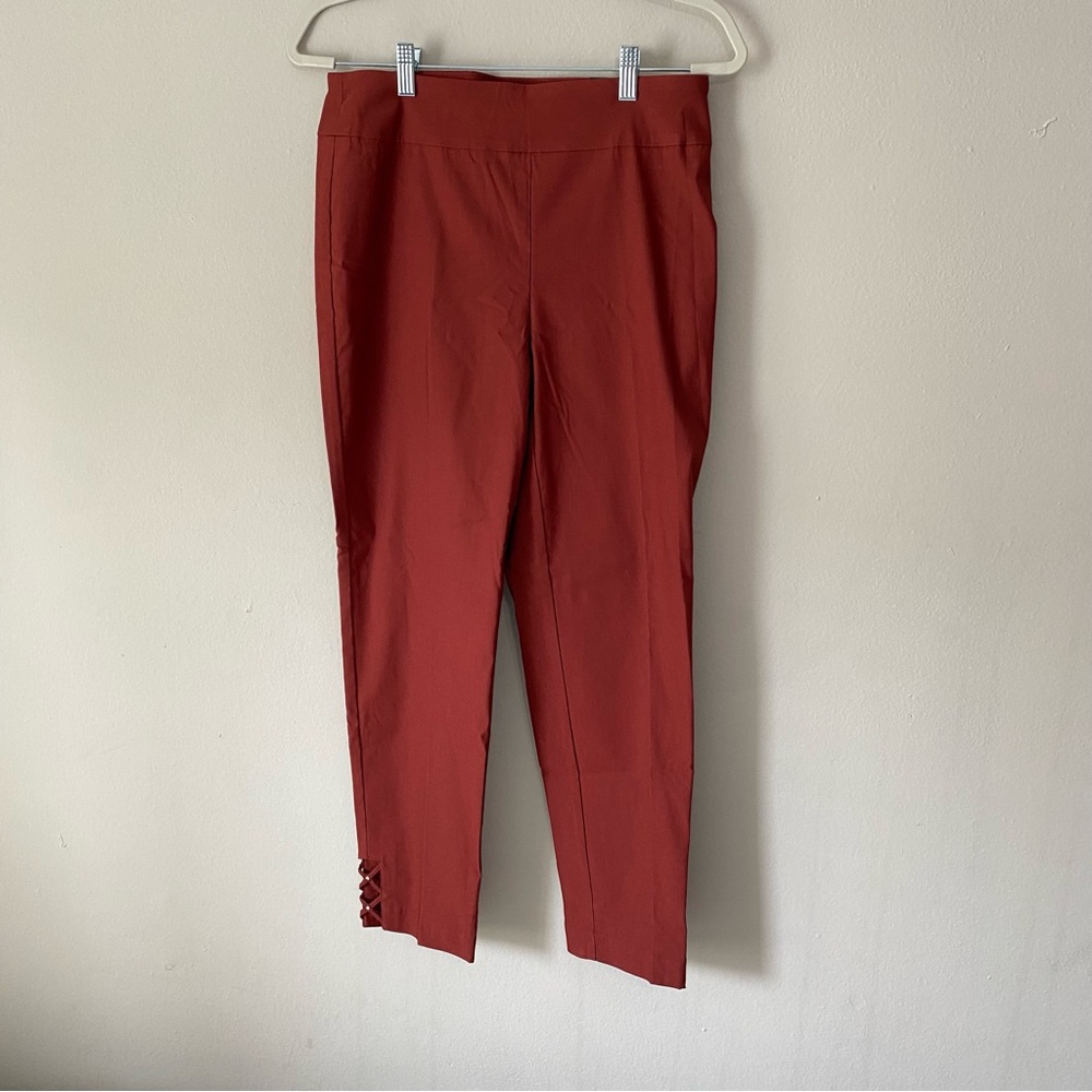 NWT Counterparts Luxe Stretch Brick Red Pants